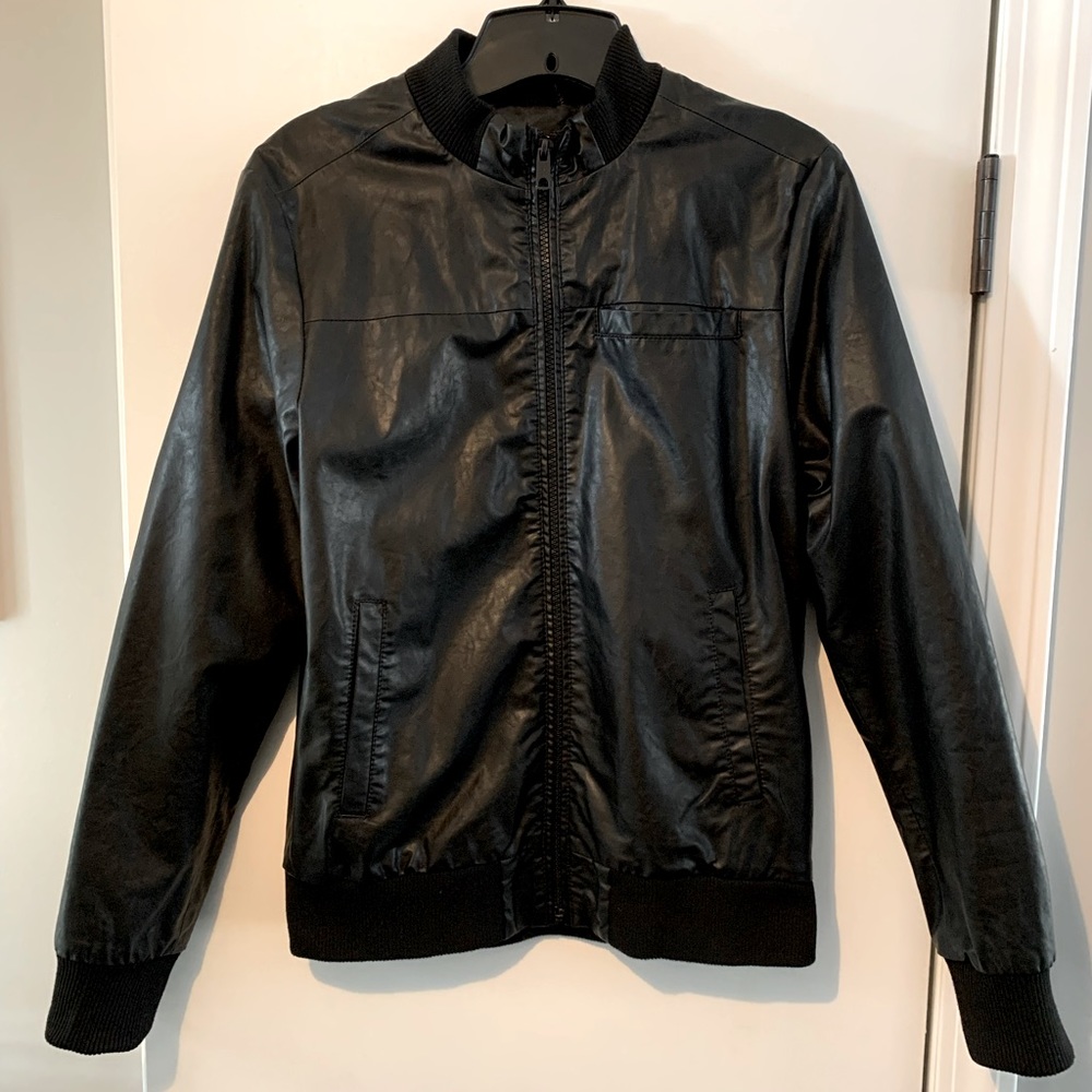 Boys H&M faux leather jacket